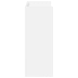 Shoe Rack White 60x25x62 cm Engineered Wood