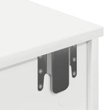 Wall Shelf with Drawers White 60x28x15 cm Engineered Wood