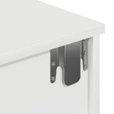 Wall Shelf with Drawers White 80x34x17 cm Engineered Wood - Extra Image