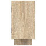 Wall Cube Shelf 5 Compartments Sonoma Oak Engineered Wood - 45-Degree Angle