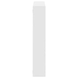 Wall Cube Shelf 12 Compartments White Engineered Wood