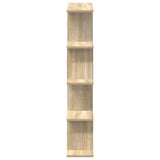 Wall Cube Shelf 12 Compartments Sonoma Oak Engineered Wood - 45-Degree Angle