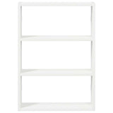 Wall Shelf White 43x9x60 cm Engineered Wood - Top-Down View