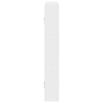 Wall Shelf White 43x9x60 cm Engineered Wood