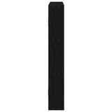 Wall Shelf Black 43x9x60 cm Engineered Wood - 45-Degree Angle