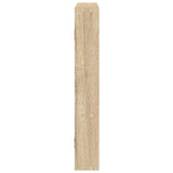 Wall Shelf Sonoma Oak 43x9x60 cm Engineered Wood - 45-Degree Angle