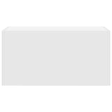 Bathroom Wall Cabinet White 60x25x30 cm Engineered Wood - Rear View