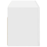 Bathroom Wall Cabinet White 60x25x30 cm Engineered Wood - Close-Up Angle