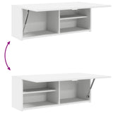 Bathroom Wall Cabinet White 80x25x30 cm Engineered Wood - Extra Image