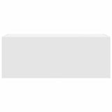 Bathroom Wall Cabinet White 80x25x40 cm Engineered Wood