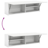 Bathroom Wall Cabinet White 100x25x30 cm Engineered Wood - Extra Image