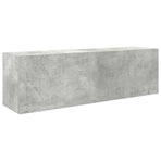 Bathroom Wall Cabinet Concrete Grey 100x25x30cm Engineered Wood