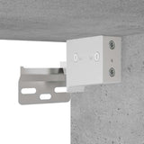 Bathroom Wall Cabinet Concrete Grey 100x25x30 cm Engineered Wood - Extra Image