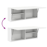 Bathroom Wall Cabinet White 100x25x40 cm Engineered Wood - Extra Image