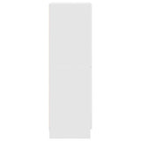 Kitchen Cabinet White 38x41,5x131,5 cm Engineered Wood - Rear View