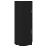 Kitchen Cabinet Black 38x41,5x131,5 cm Engineered Wood - Front View