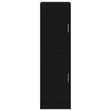 Kitchen Cabinet Black 38x41,5x131,5 cm Engineered Wood