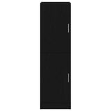 Kitchen Cabinet Black 38x41,5x131,5 cm Engineered Wood - Top-Down View