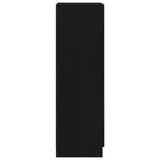 Kitchen Cabinet Black 38x41,5x131,5 cm Engineered Wood
