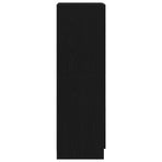 Kitchen Cabinet Black 38x41,5x131,5 cm Engineered Wood