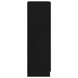 Kitchen Cabinet Black 38x41,5x131,5 cm Engineered Wood - Rear View