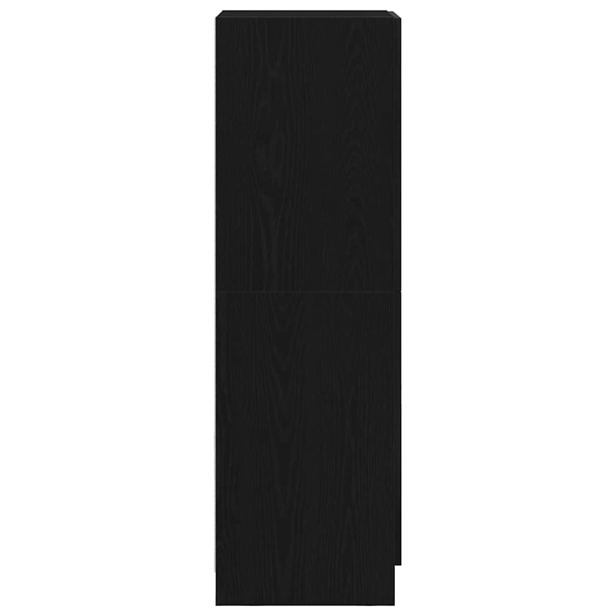 Kitchen Cabinet Black 38x41,5x131,5 cm Engineered Wood