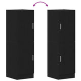 Kitchen Cabinet Black 38x41,5x131,5 cm Engineered Wood - Low Angle