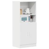 Kitchen Cabinet White 57x41,5x131,5 cm Engineered Wood - Side View