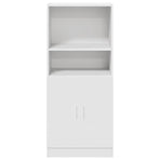 Kitchen Cabinet White 57x41,5x131,5 cm Engineered Wood