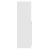 Kitchen Cabinet White 57x41,5x131,5 cm Engineered Wood - Rear View