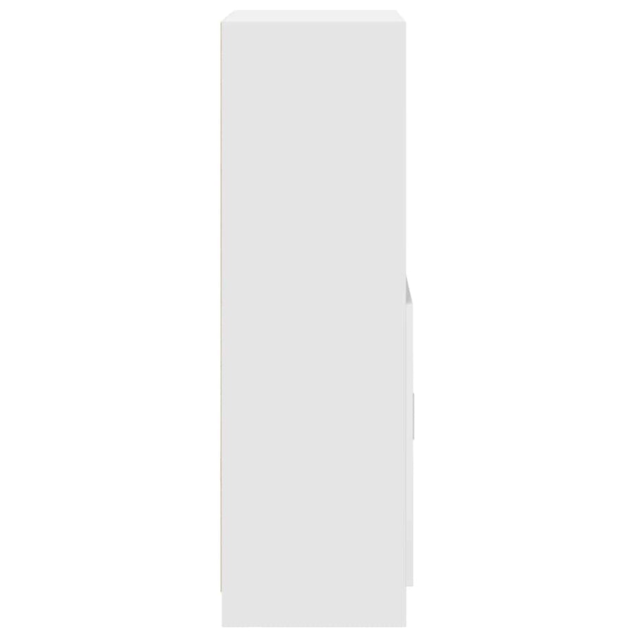 Kitchen Cabinet White 57x41,5x131,5 cm Engineered Wood
