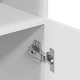 Kitchen Cabinet White 57x41,5x131,5 cm Engineered Wood - Low Angle