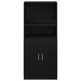 Kitchen Cabinet Black 57x41,5x131,5 cm Engineered Wood