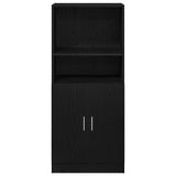 Kitchen Cabinet Black 57x41,5x131,5 cm Engineered Wood - Top-Down View