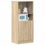Kitchen Cabinet Sonoma Oak 57x41,5x131,5 cm Engineered Wood - Side View