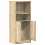 Kitchen Cabinet Sonoma Oak 57x41,5x131,5 cm Engineered Wood - 45-Degree Angle