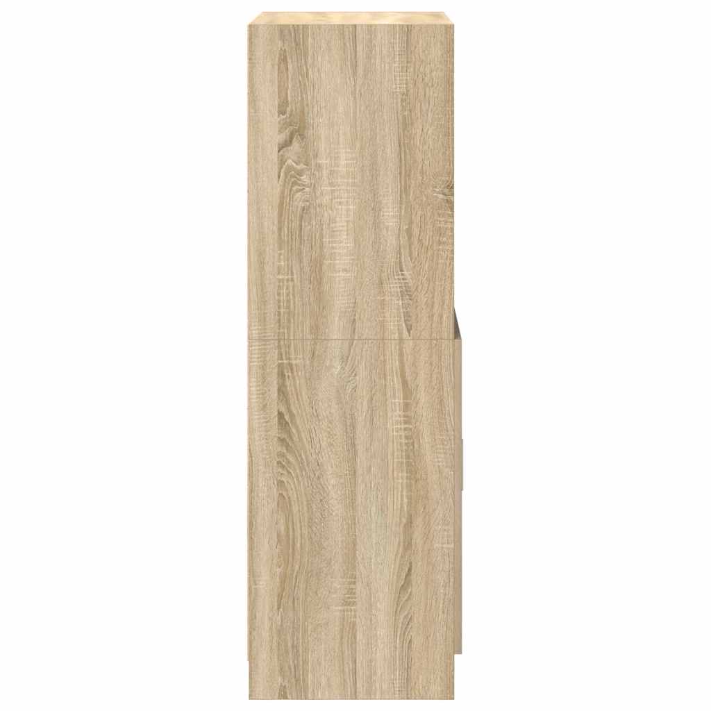 Kitchen Cabinet Sonoma Oak 57x41,5x131,5 cm Engineered Wood