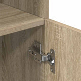 Kitchen Cabinet Sonoma Oak 57x41,5x131,5 cm Engineered Wood - Low Angle