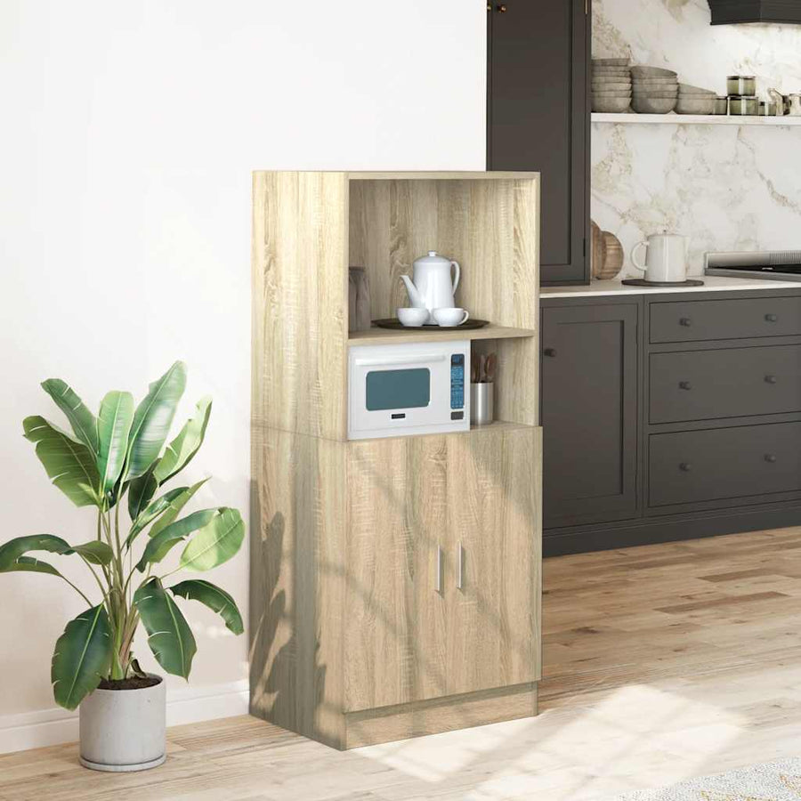 Kitchen Cabinet Sonoma Oak 57x41,5x131,5 cm Engineered Wood