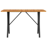 Garden Sofa 3-Seater with Cushions&Table Black Poly Rattan - Low Angle