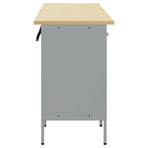 Work Cabinet with Drawer 4 pcs Red and Grey 200 x 55 x 85 cm