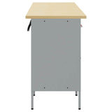 Work Cabinet with Drawer 4 pcs Red and Grey 200 x 55 x 85 cm - Top-Down View