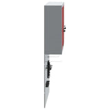 Tool Cabinet Set with Shelf 3 pcs Red Powder-Coated Steel - Low Angle