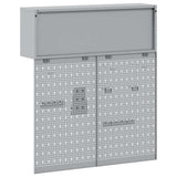 Tool Cabinet Set with Shelf 3 pcs Black Powder-Coated Steel - Extra Image