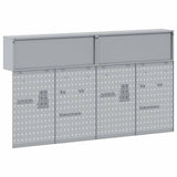 Tool Cabinet Set with Shelf 6 pcs Black Powder-Coated Steel - Extra Image