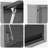Work Cabinet Set with Drawer with Storage Manual 10 pcs Black - Extra Image