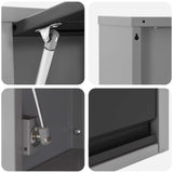 Work Cabinet Set with Drawer with Storage Manual 10 pcs Black - Extra Image