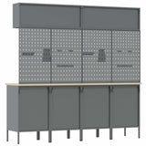 Work Cabinet Set with Drawer with Storage Manual 10 pcs Black - Extra Image