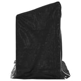Firewood Rack with Rain Cover 200.5x60.5x110.5 cm Galvanised Steel - Close-Up Angle