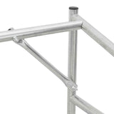 Firewood Rack with Rain Cover 200.5x60.5x110.5 cm Galvanised Steel - Extra Image